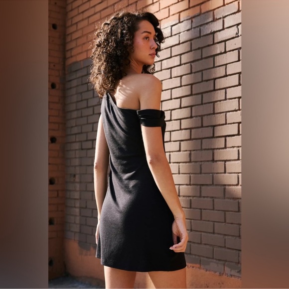 NWT! Free People Beach Cora Mini Dress In Black - Picture 2 of 4